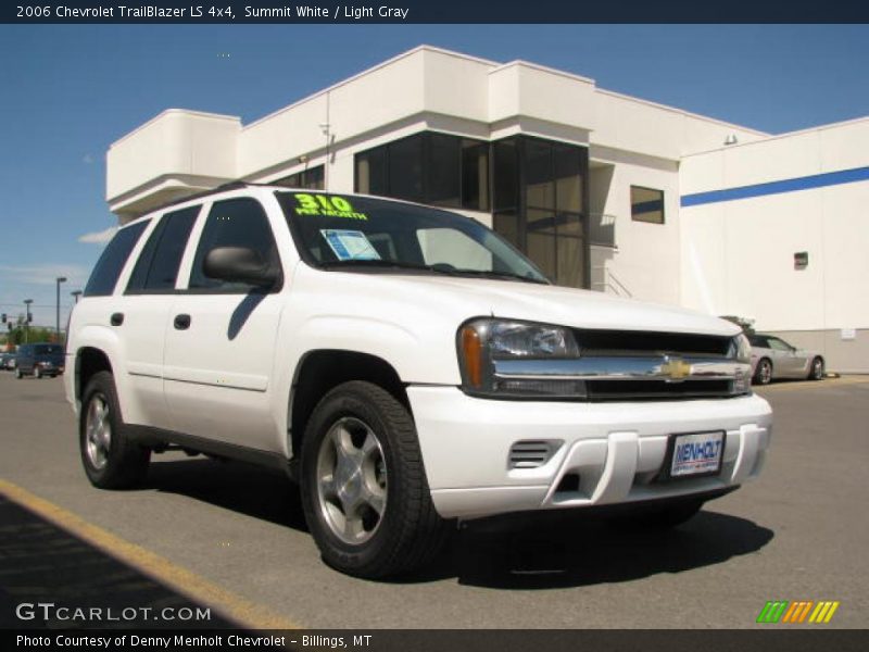 Summit White / Light Gray 2006 Chevrolet TrailBlazer LS 4x4