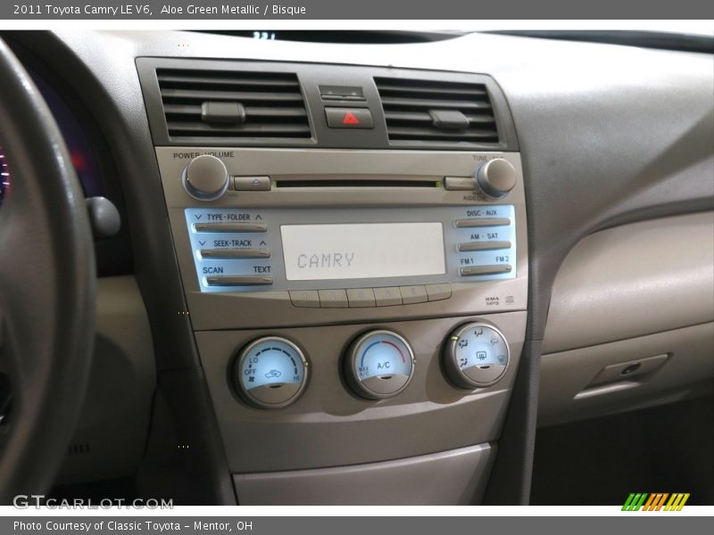 Aloe Green Metallic / Bisque 2011 Toyota Camry LE V6