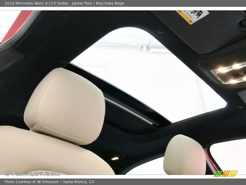 Jupiter Red / Macchiato Beige 2019 Mercedes-Benz A 220 Sedan