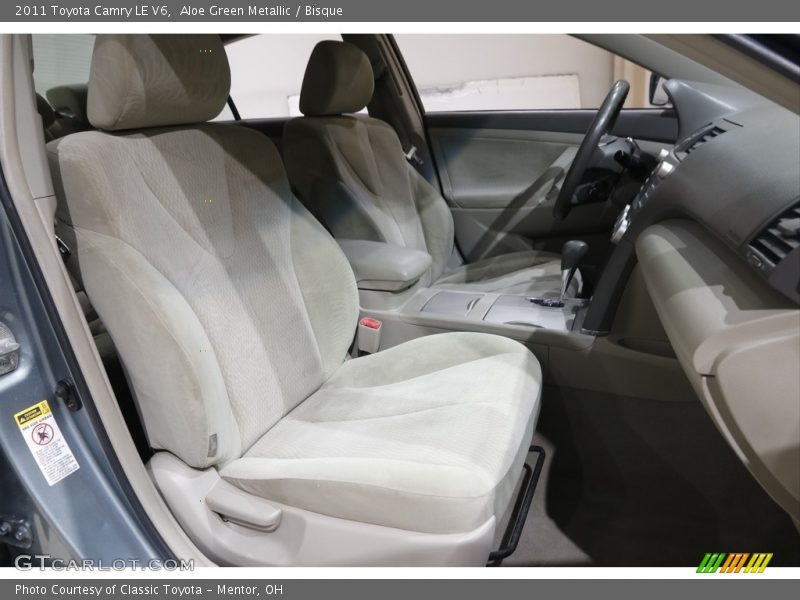 Aloe Green Metallic / Bisque 2011 Toyota Camry LE V6