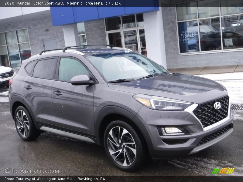 Magnetic Force Metallic / Black 2020 Hyundai Tucson Sport AWD