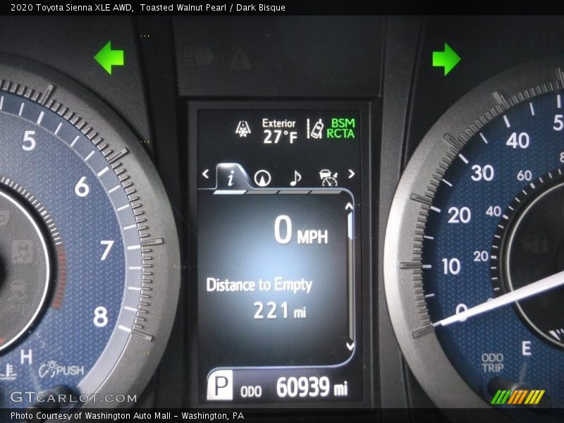  2020 Sienna XLE AWD XLE AWD Gauges