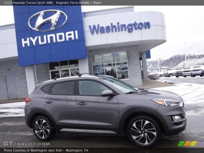 Magnetic Force Metallic / Black 2020 Hyundai Tucson Sport AWD