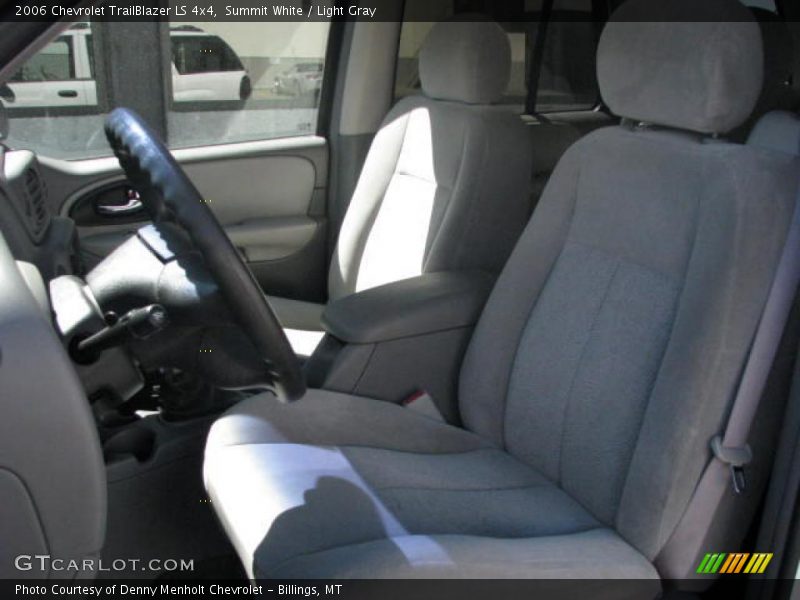 Summit White / Light Gray 2006 Chevrolet TrailBlazer LS 4x4