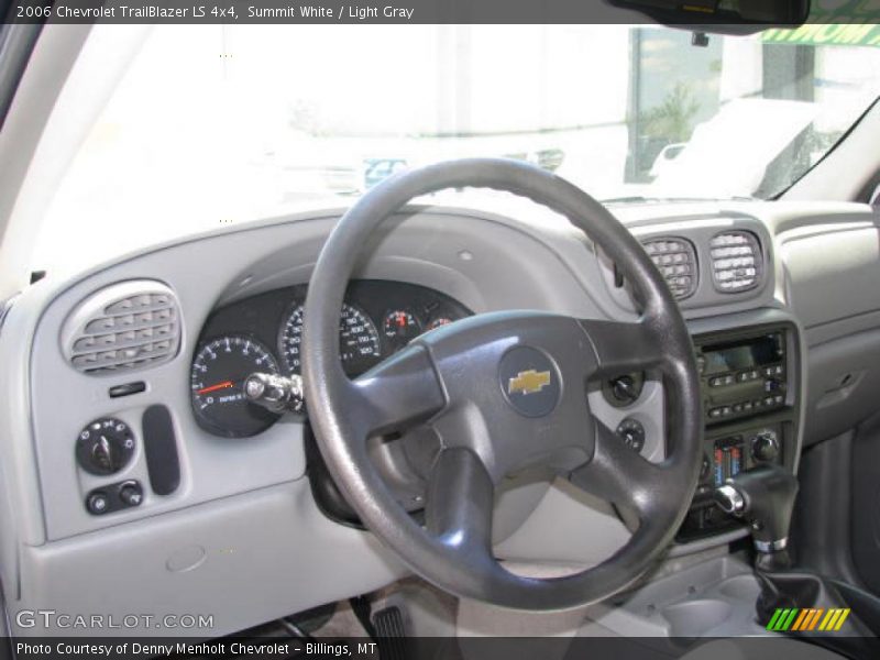 Summit White / Light Gray 2006 Chevrolet TrailBlazer LS 4x4