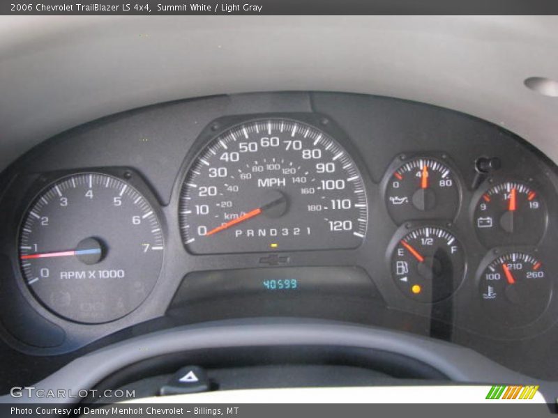 Summit White / Light Gray 2006 Chevrolet TrailBlazer LS 4x4