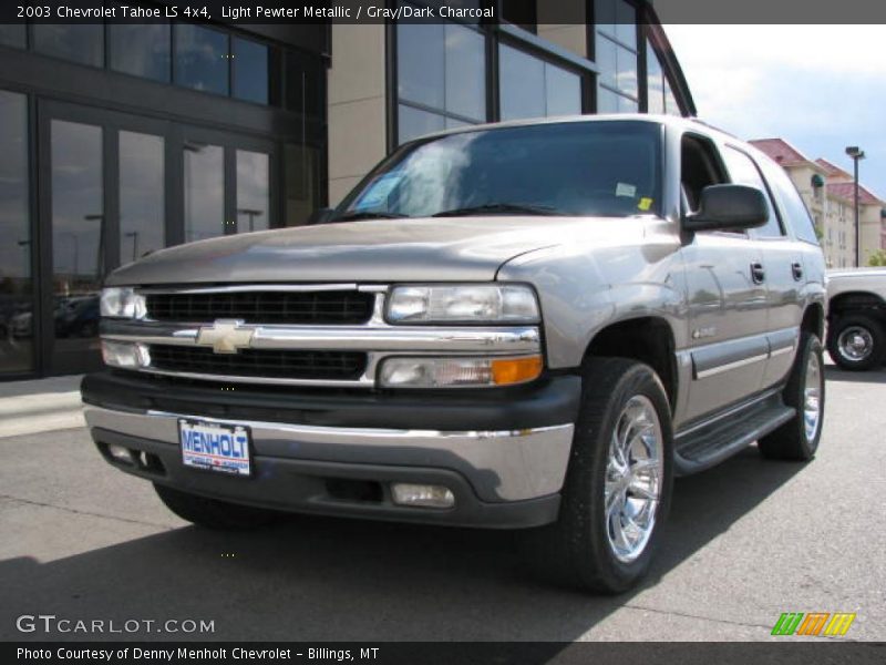 Light Pewter Metallic / Gray/Dark Charcoal 2003 Chevrolet Tahoe LS 4x4