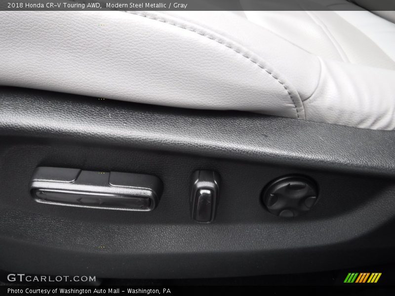 Modern Steel Metallic / Gray 2018 Honda CR-V Touring AWD