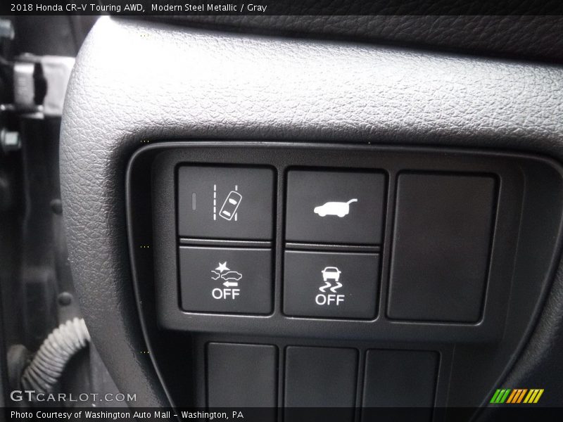 Modern Steel Metallic / Gray 2018 Honda CR-V Touring AWD
