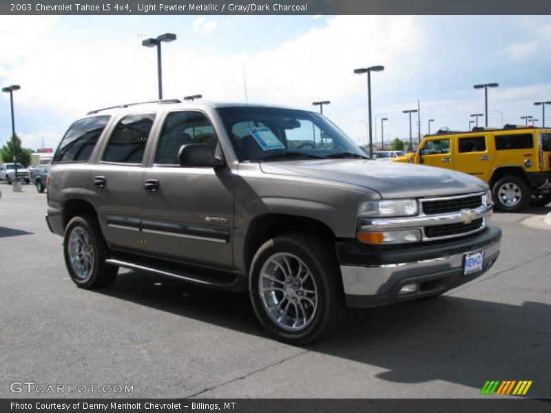 Light Pewter Metallic / Gray/Dark Charcoal 2003 Chevrolet Tahoe LS 4x4