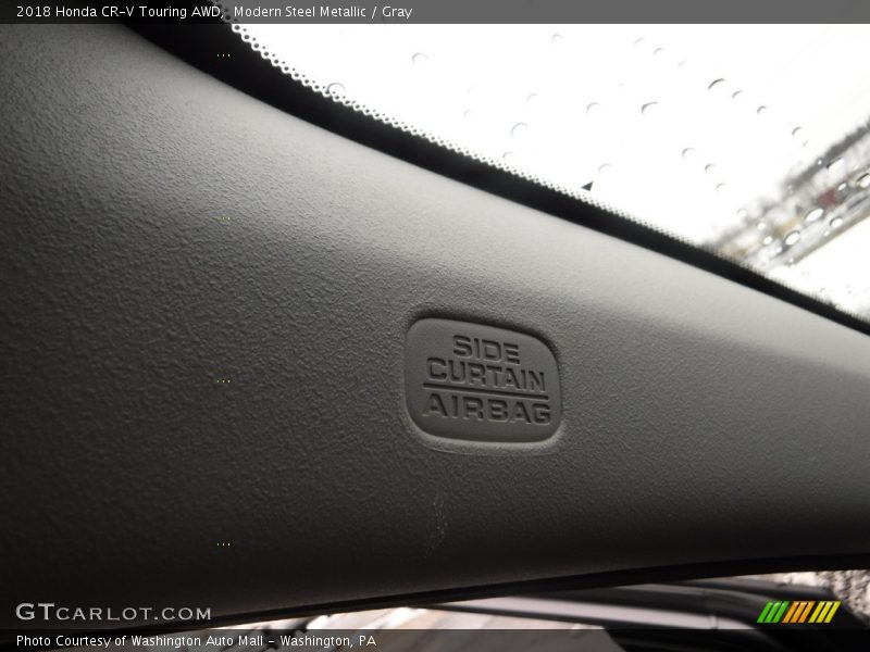 Modern Steel Metallic / Gray 2018 Honda CR-V Touring AWD