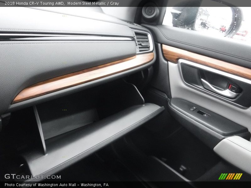 Modern Steel Metallic / Gray 2018 Honda CR-V Touring AWD