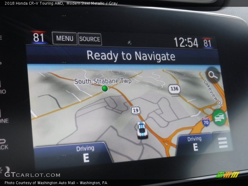 Modern Steel Metallic / Gray 2018 Honda CR-V Touring AWD