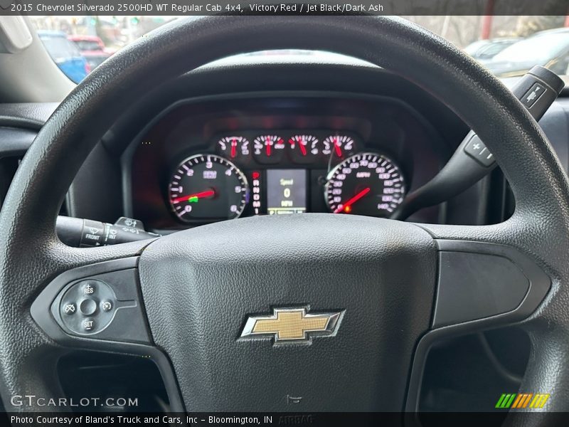 Victory Red / Jet Black/Dark Ash 2015 Chevrolet Silverado 2500HD WT Regular Cab 4x4