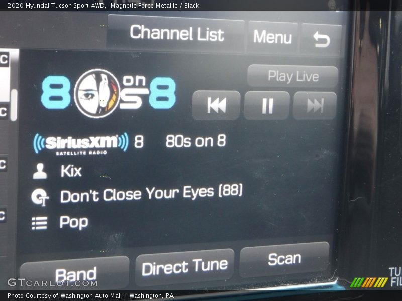 Magnetic Force Metallic / Black 2020 Hyundai Tucson Sport AWD