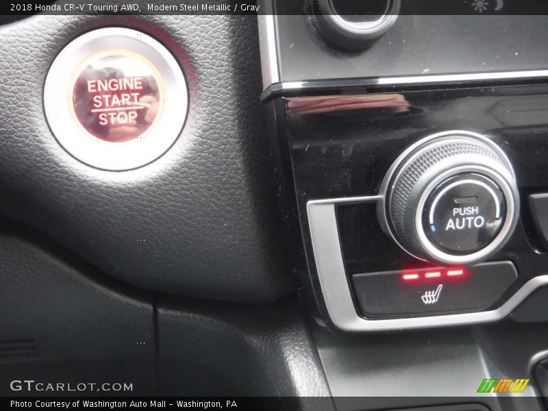 Modern Steel Metallic / Gray 2018 Honda CR-V Touring AWD