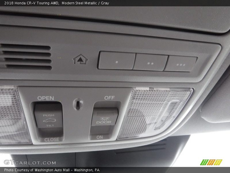 Modern Steel Metallic / Gray 2018 Honda CR-V Touring AWD