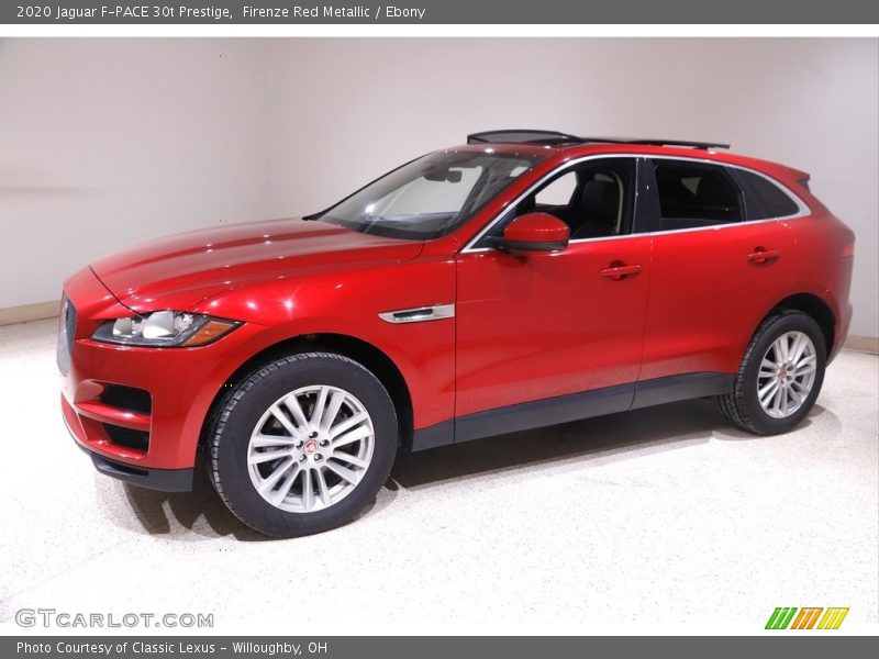 Front 3/4 View of 2020 F-PACE 30t Prestige