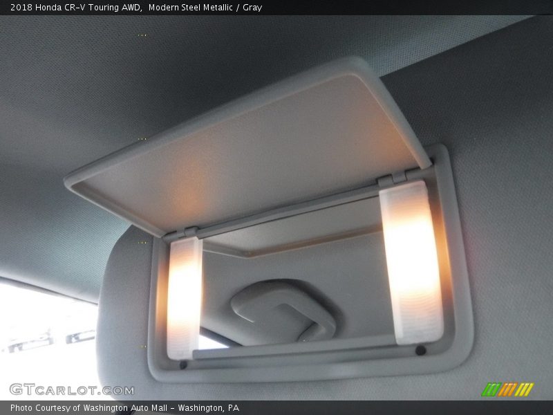 Modern Steel Metallic / Gray 2018 Honda CR-V Touring AWD