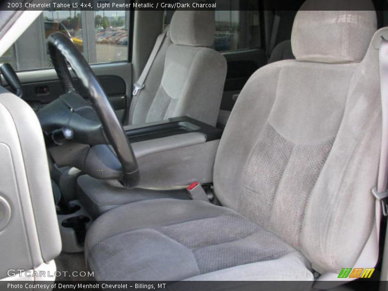 Light Pewter Metallic / Gray/Dark Charcoal 2003 Chevrolet Tahoe LS 4x4