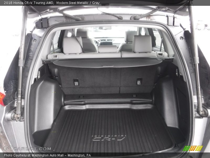 Modern Steel Metallic / Gray 2018 Honda CR-V Touring AWD