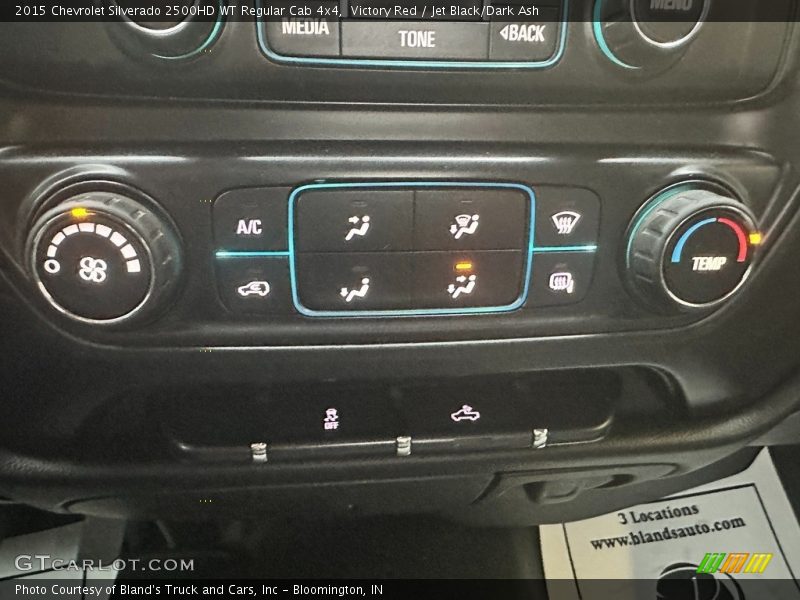 Victory Red / Jet Black/Dark Ash 2015 Chevrolet Silverado 2500HD WT Regular Cab 4x4