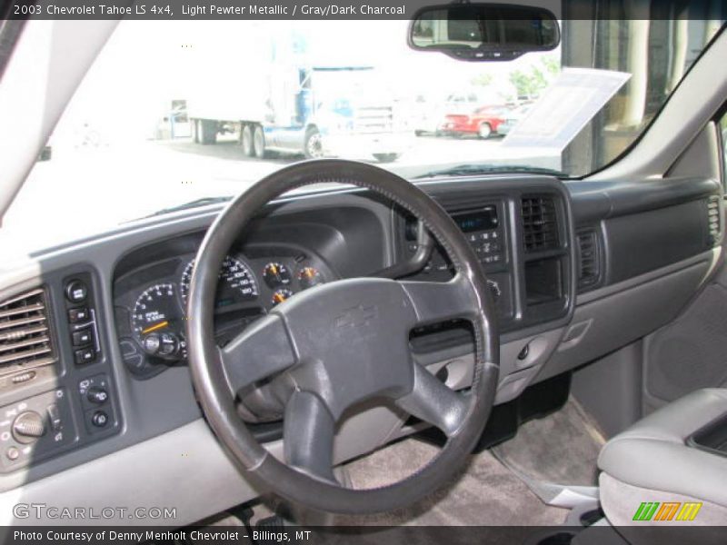 Light Pewter Metallic / Gray/Dark Charcoal 2003 Chevrolet Tahoe LS 4x4