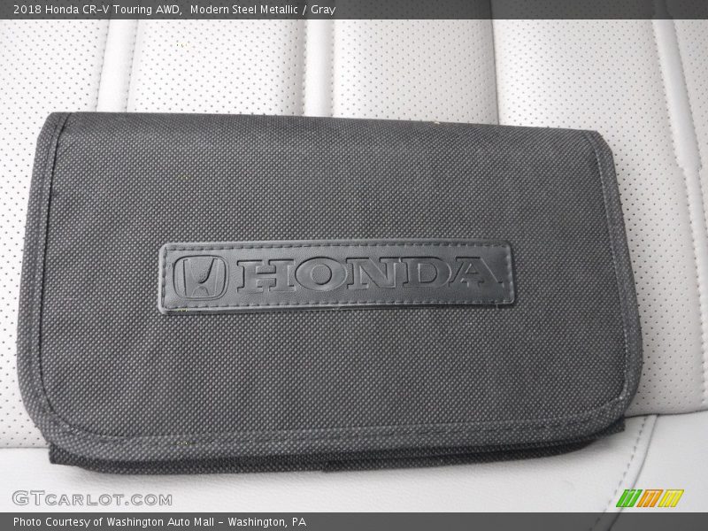 Modern Steel Metallic / Gray 2018 Honda CR-V Touring AWD