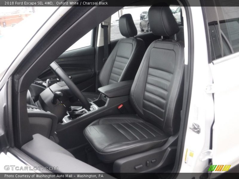 Oxford White / Charcoal Black 2018 Ford Escape SEL 4WD