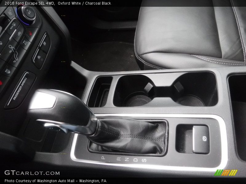 Oxford White / Charcoal Black 2018 Ford Escape SEL 4WD