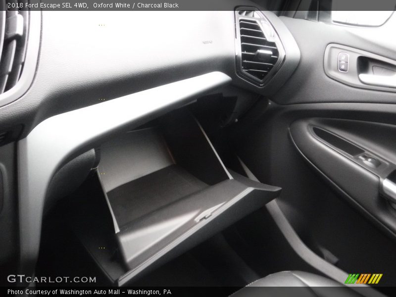 Oxford White / Charcoal Black 2018 Ford Escape SEL 4WD