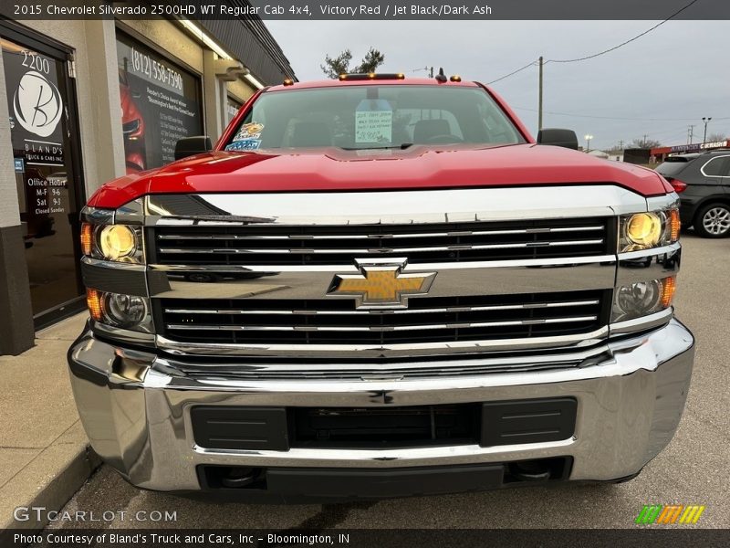 Victory Red / Jet Black/Dark Ash 2015 Chevrolet Silverado 2500HD WT Regular Cab 4x4