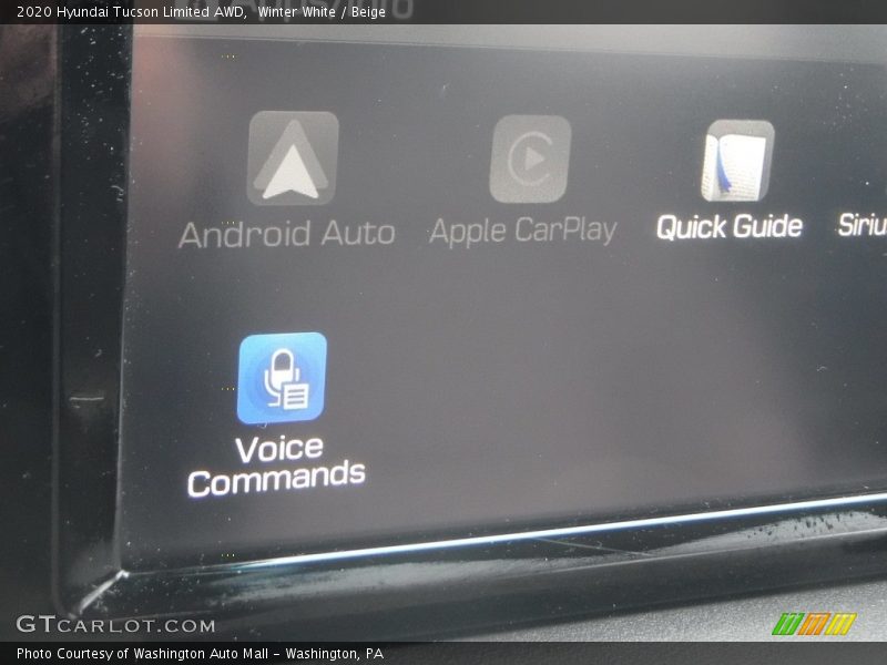 Winter White / Beige 2020 Hyundai Tucson Limited AWD