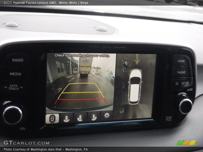 Winter White / Beige 2020 Hyundai Tucson Limited AWD