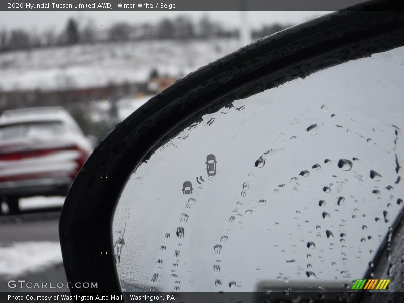 Winter White / Beige 2020 Hyundai Tucson Limited AWD
