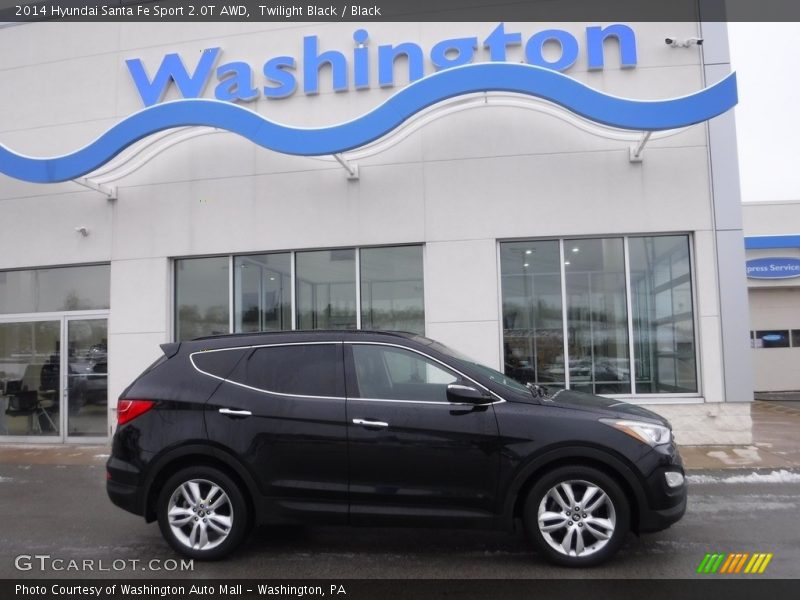 Twilight Black / Black 2014 Hyundai Santa Fe Sport 2.0T AWD