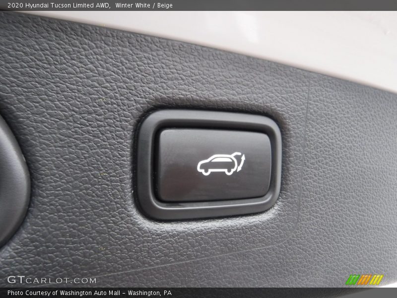 Winter White / Beige 2020 Hyundai Tucson Limited AWD