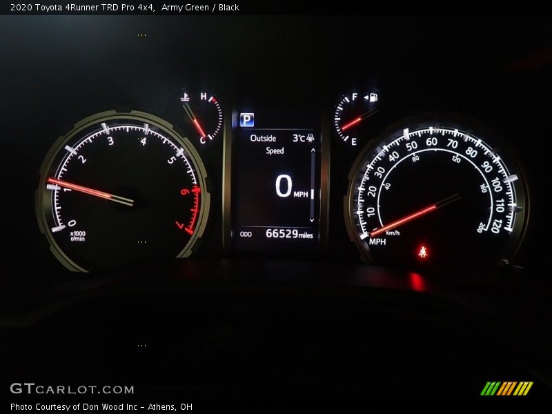 Army Green / Black 2020 Toyota 4Runner TRD Pro 4x4