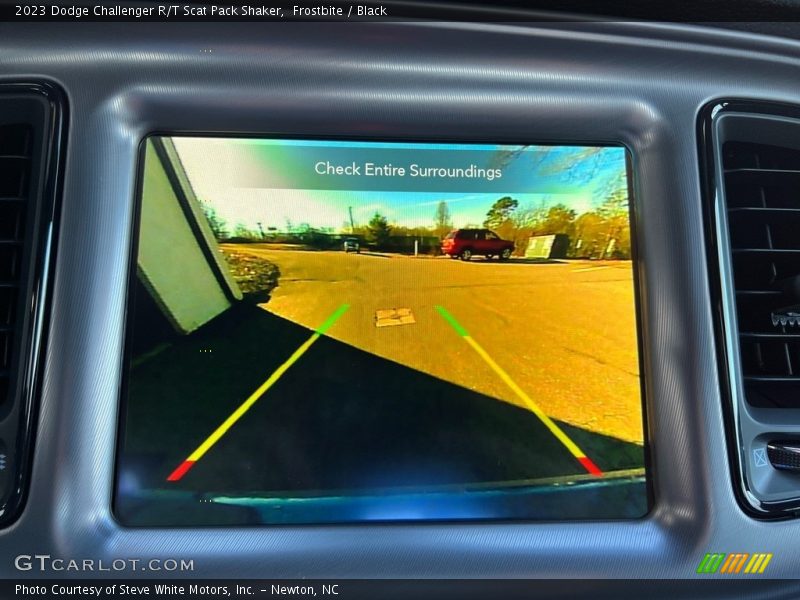 Frostbite / Black 2023 Dodge Challenger R/T Scat Pack Shaker