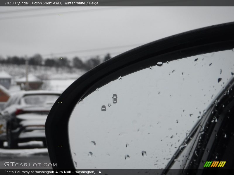 Winter White / Beige 2020 Hyundai Tucson Sport AWD