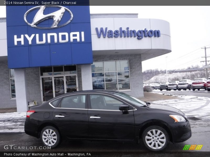 Super Black / Charcoal 2014 Nissan Sentra SV