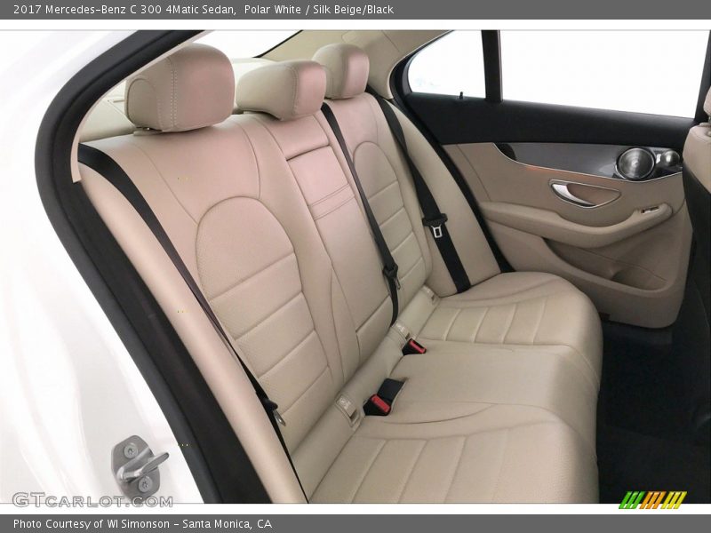 Polar White / Silk Beige/Black 2017 Mercedes-Benz C 300 4Matic Sedan