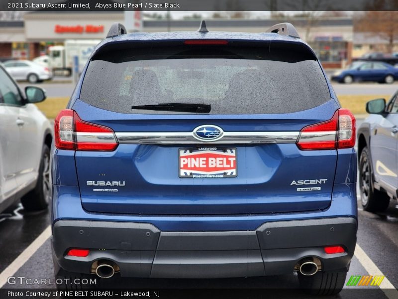Abyss Blue Pearl / Slate Black 2021 Subaru Ascent Limited