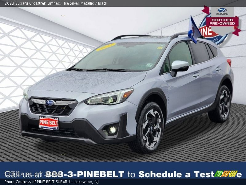 Ice Silver Metallic / Black 2023 Subaru Crosstrek Limited
