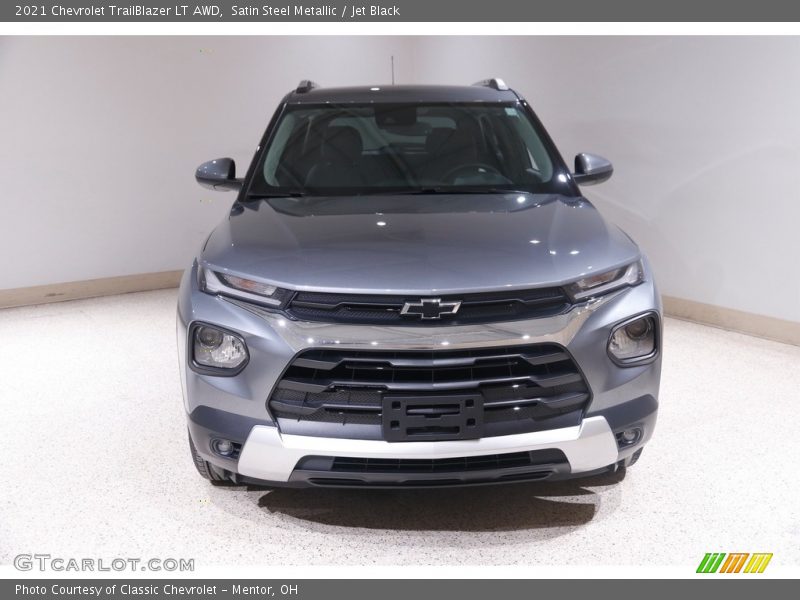 Satin Steel Metallic / Jet Black 2021 Chevrolet TrailBlazer LT AWD