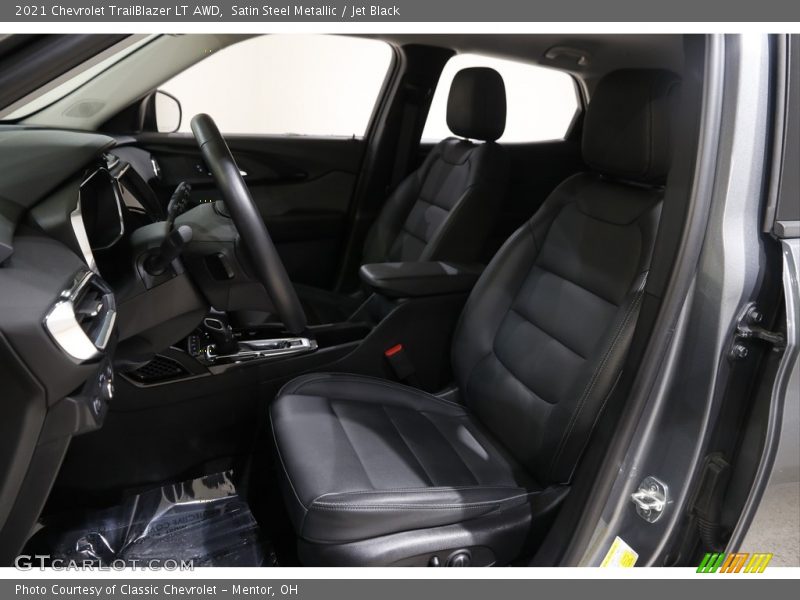 Satin Steel Metallic / Jet Black 2021 Chevrolet TrailBlazer LT AWD