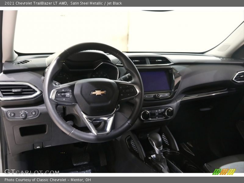 Satin Steel Metallic / Jet Black 2021 Chevrolet TrailBlazer LT AWD