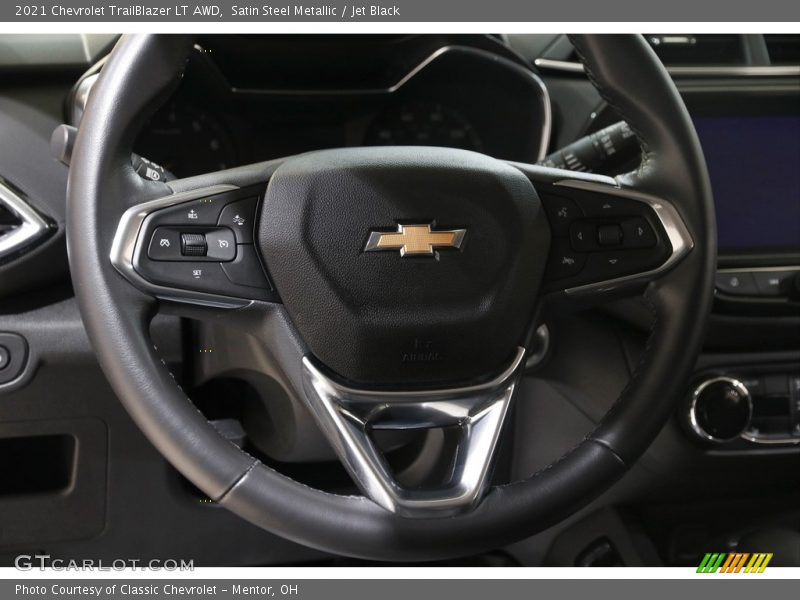Satin Steel Metallic / Jet Black 2021 Chevrolet TrailBlazer LT AWD