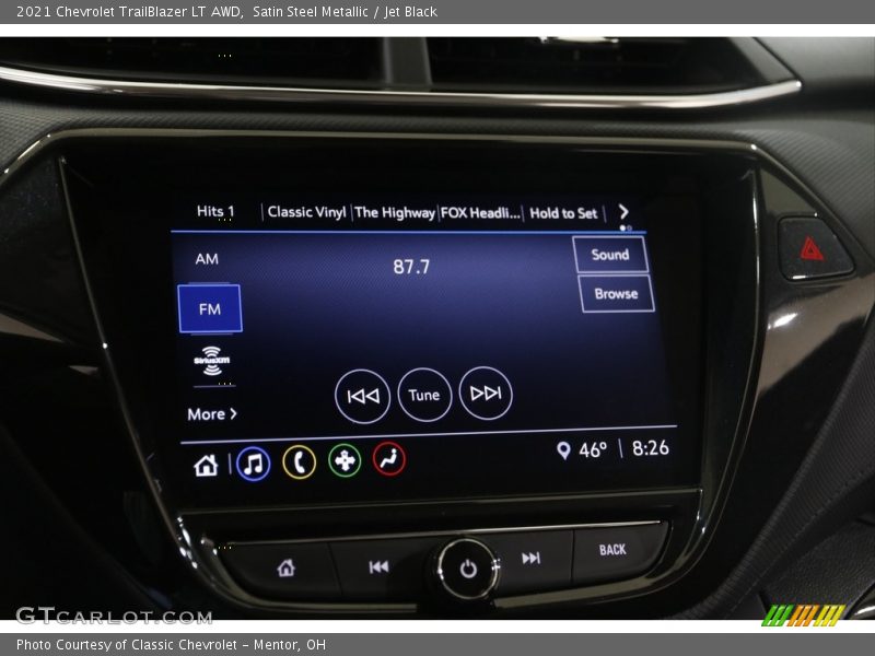 Satin Steel Metallic / Jet Black 2021 Chevrolet TrailBlazer LT AWD