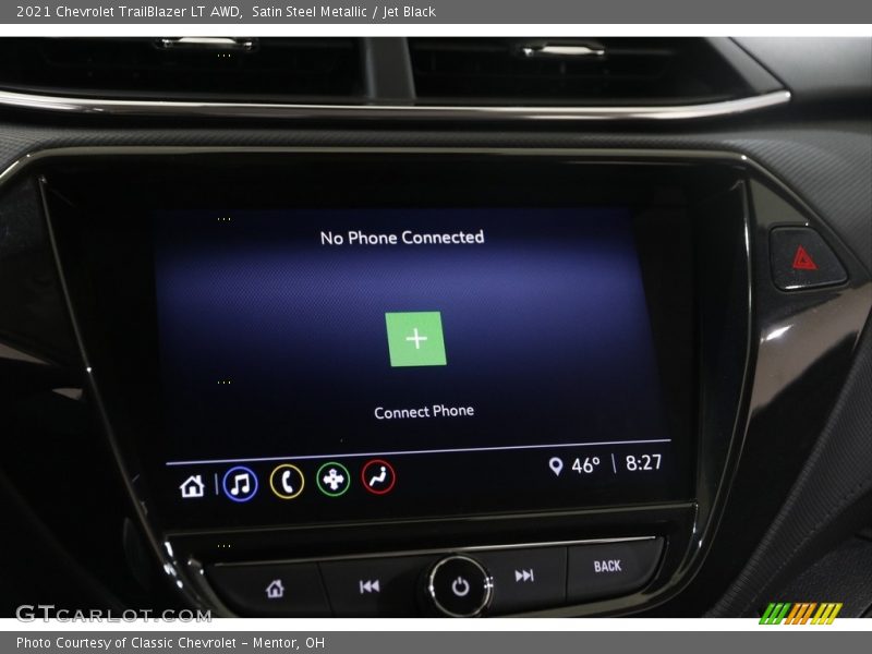 Satin Steel Metallic / Jet Black 2021 Chevrolet TrailBlazer LT AWD